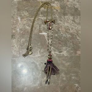 Betsey Johnson Imperial Fox Collection Ballerina Necklace